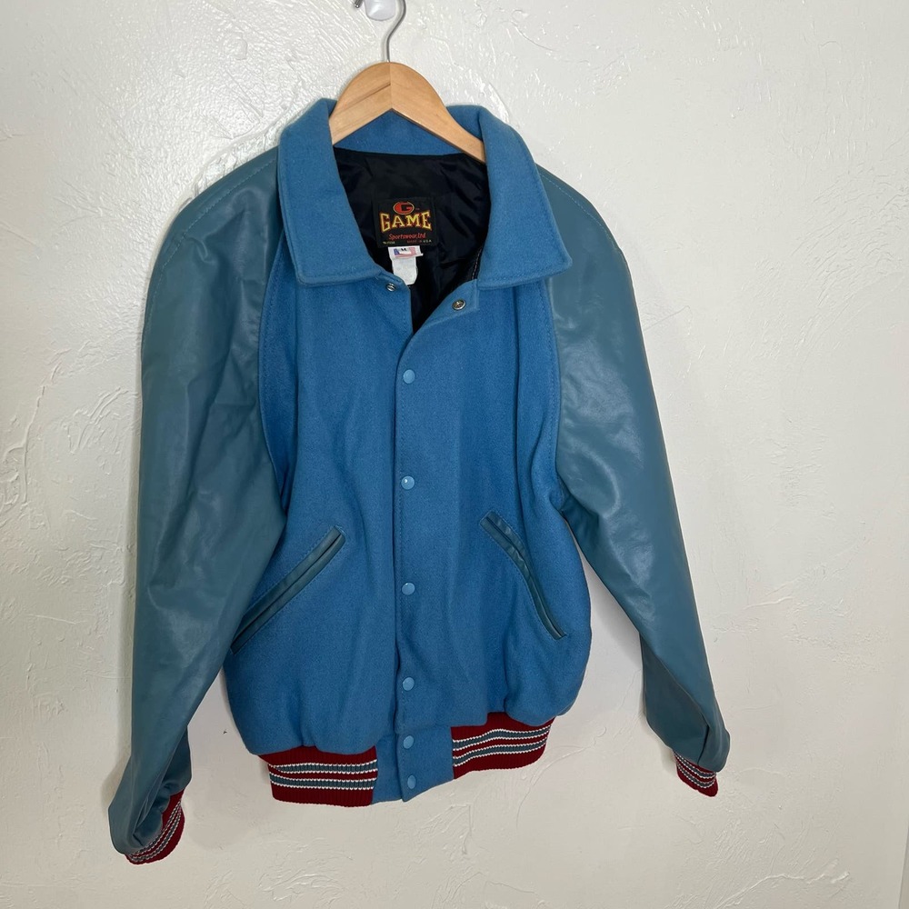 Vintage Game sportswear letterman jacket Medium